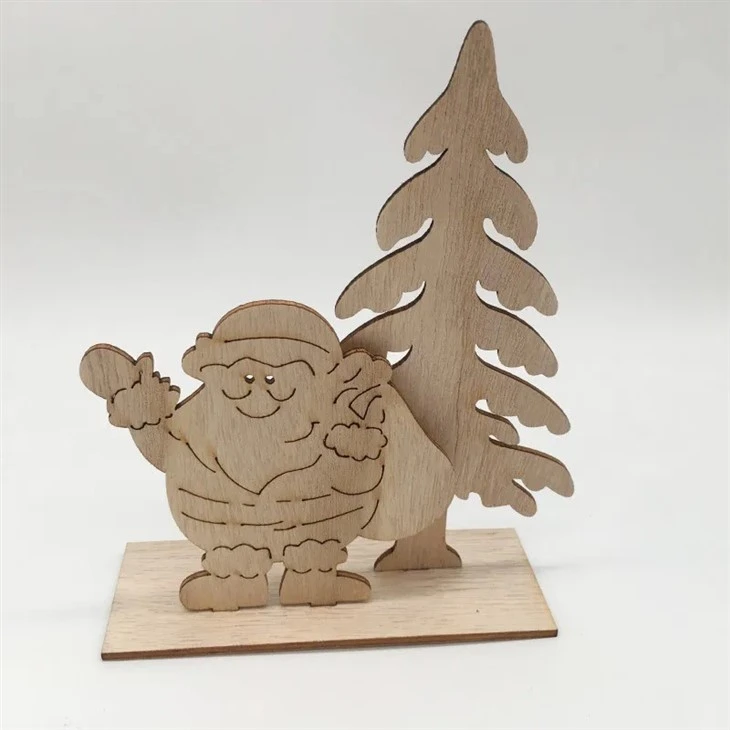 Wooden Domestic Christmas Decor